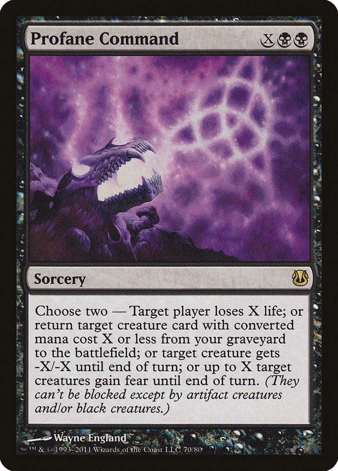 Profane Command [Duel Decks: Ajani vs. Nicol Bolas] - Evolution TCG