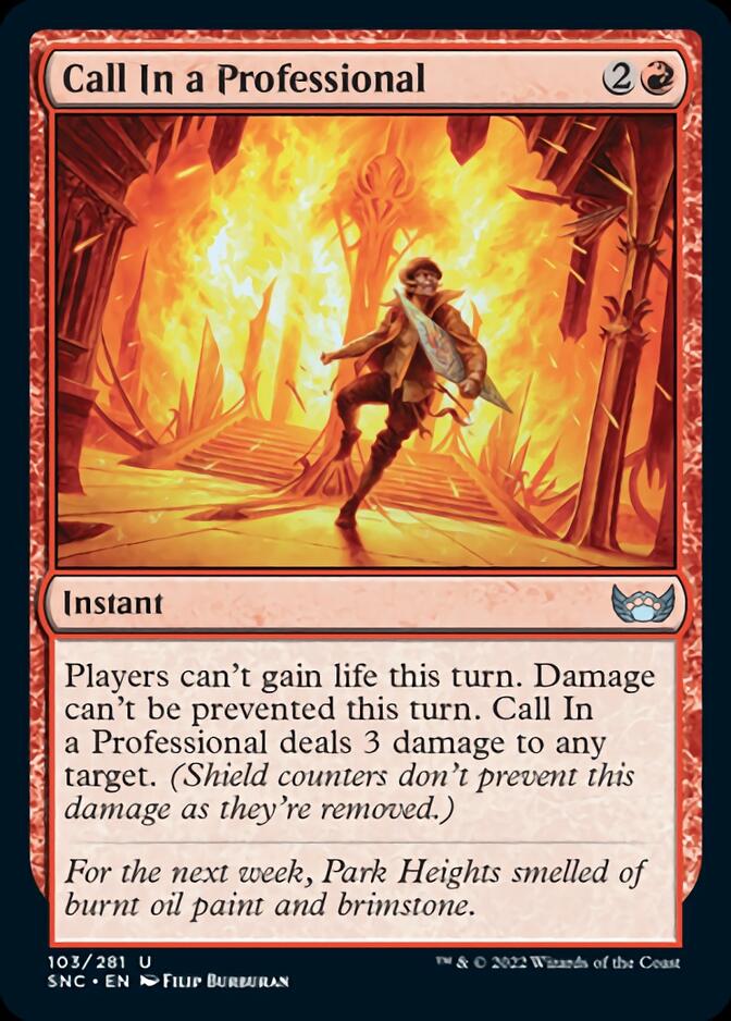 Call In a Professional [Streets of New Capenna] - Evolution TCG