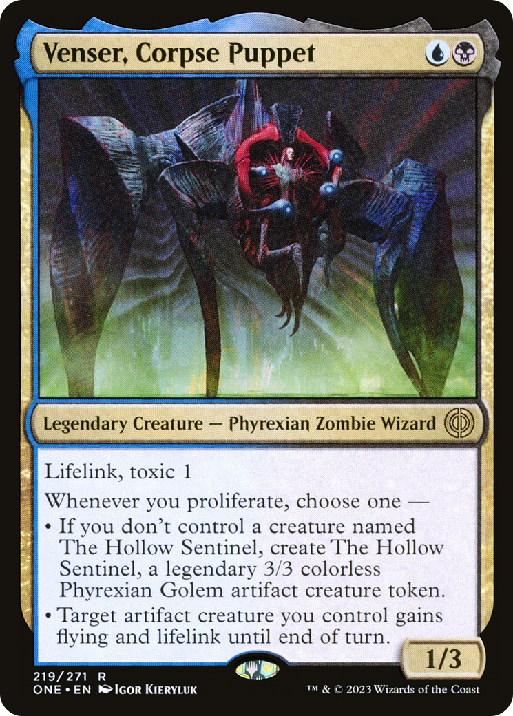 Venser, Corpse Puppet [Phyrexia: All Will Be One] - Evolution TCG