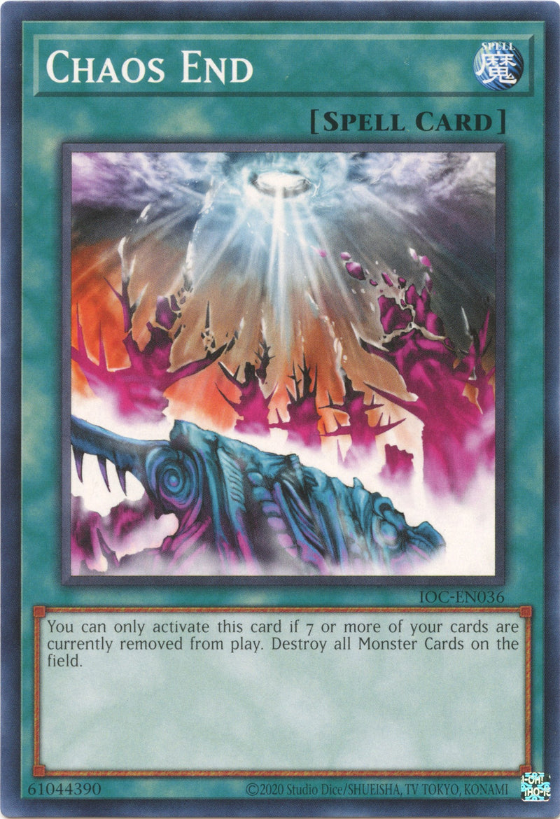 Chaos End (25th Anniversary) [IOC-EN036] Common - Evolution TCG
