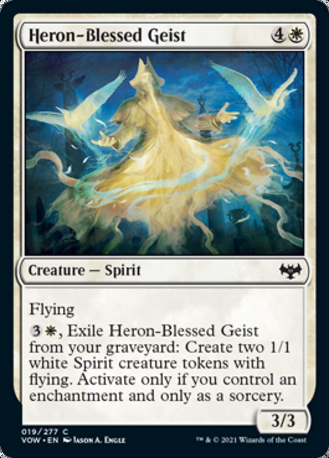 Heron-Blessed Geist [Innistrad: Crimson Vow] - Evolution TCG