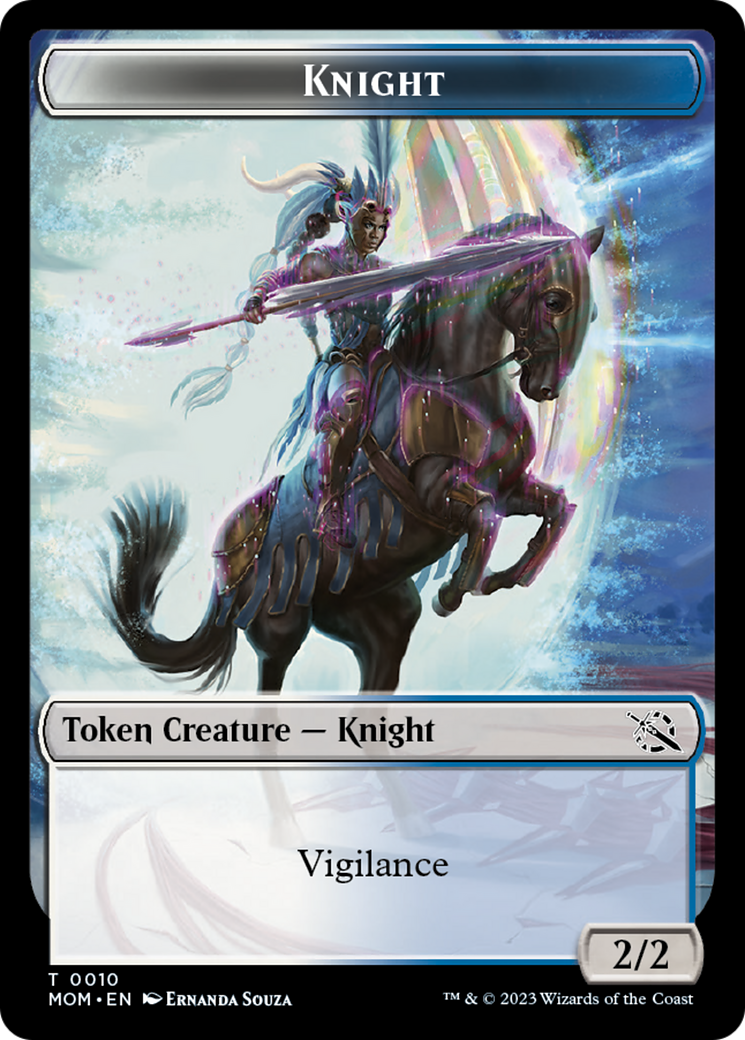 Knight Token [March of the Machine Tokens] - Evolution TCG