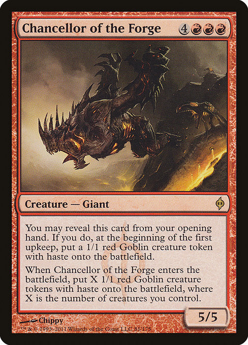 Chancellor of the Forge [New Phyrexia] - Evolution TCG