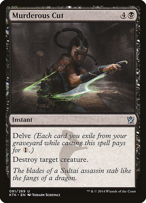 Murderous Cut [Khans of Tarkir] - Evolution TCG