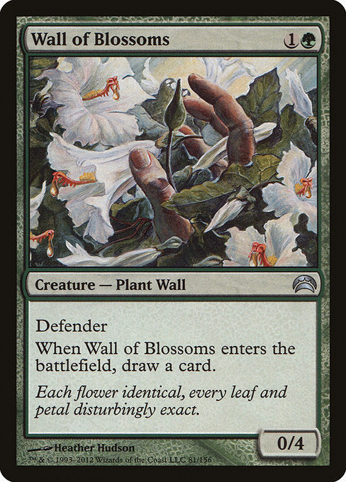 Wall of Blossoms [Planechase 2012] - Evolution TCG