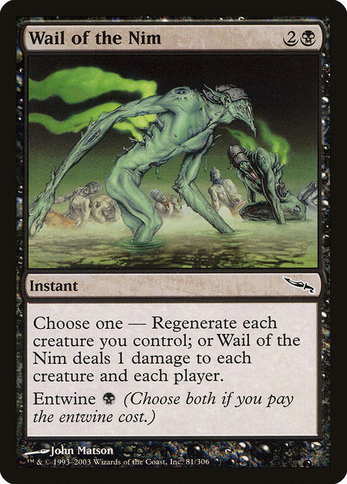 Wail of the Nim [Mirrodin] - Evolution TCG