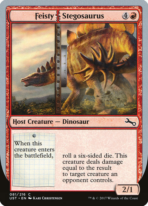 Feisty Stegosaurus [Unstable] - Evolution TCG