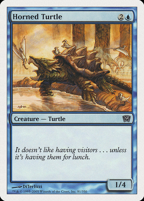 Horned Turtle [Ninth Edition] - Evolution TCG