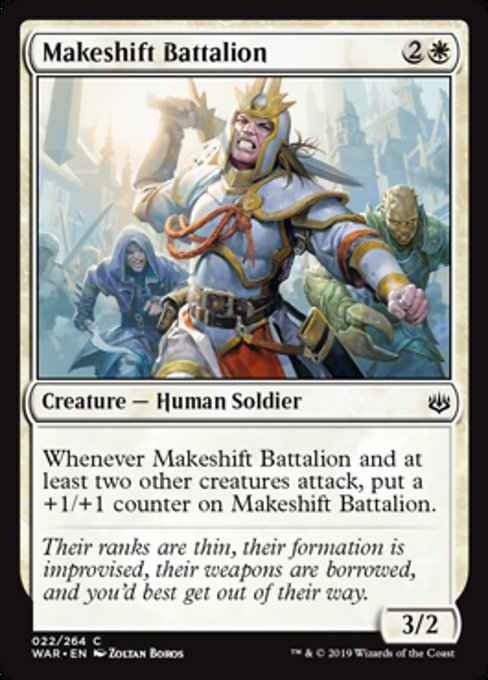 Makeshift Battalion [War of the Spark] - Evolution TCG