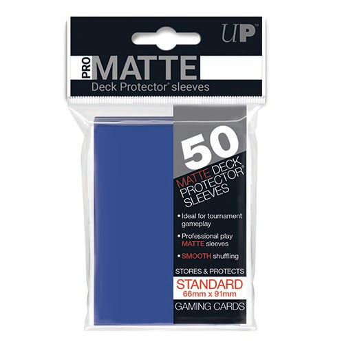 50ct Pro-Matte Blue Standard Deck Protectors - Evolution TCG