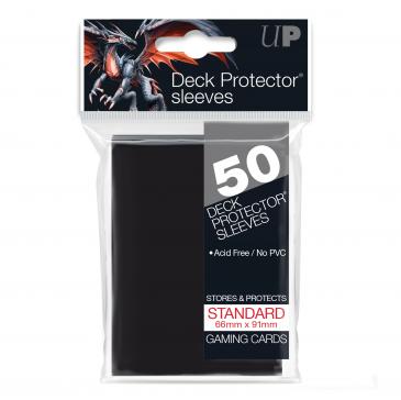 50ct Black Standard Deck Protectors - Evolution TCG