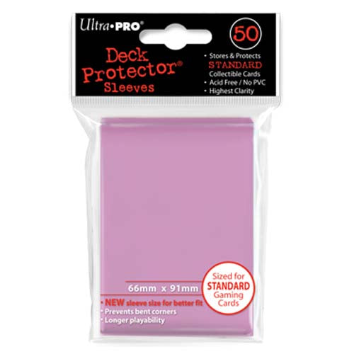 50ct Pink Standard Deck Protectors - Evolution TCG