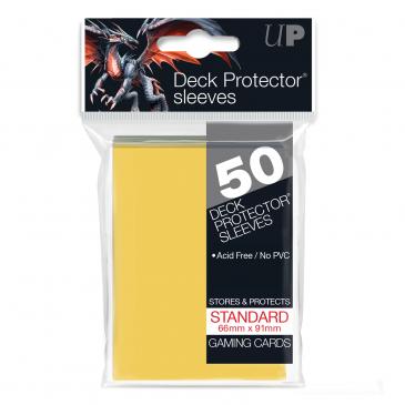 50ct Yellow Standard Deck Protectors - Evolution TCG