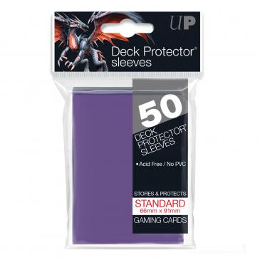 50ct Purple Standard Deck Protectors - Evolution TCG
