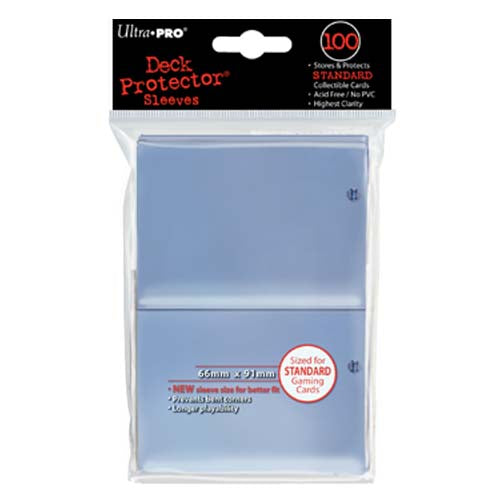 100ct Clear Standard Deck Protectors - Evolution TCG