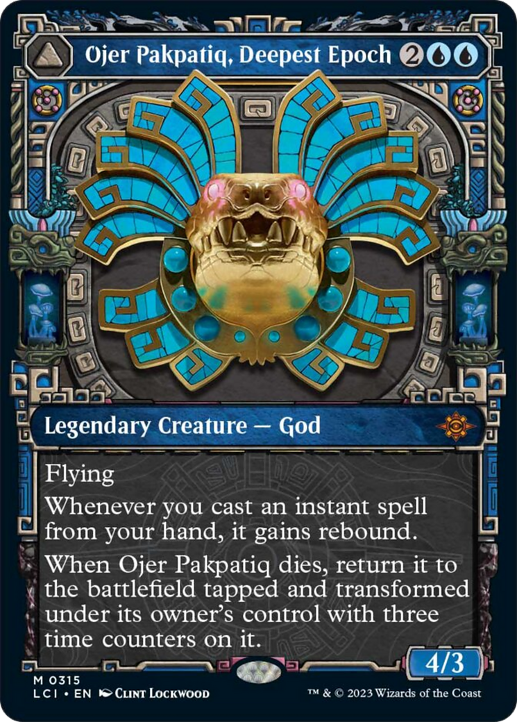 Ojer Pakpatiq, Deepest Epoch // Temple of Cyclical Time (Showcase) [The Lost Caverns of Ixalan] - Evolution TCG