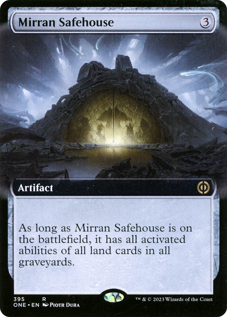 Mirran Safehouse (Extended Art) [Phyrexia: All Will Be One] - Evolution TCG