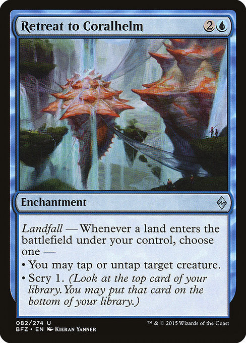 Retreat to Coralhelm [Battle for Zendikar] - Evolution TCG