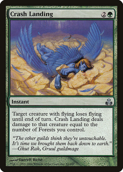 Crash Landing [Guildpact] - Evolution TCG