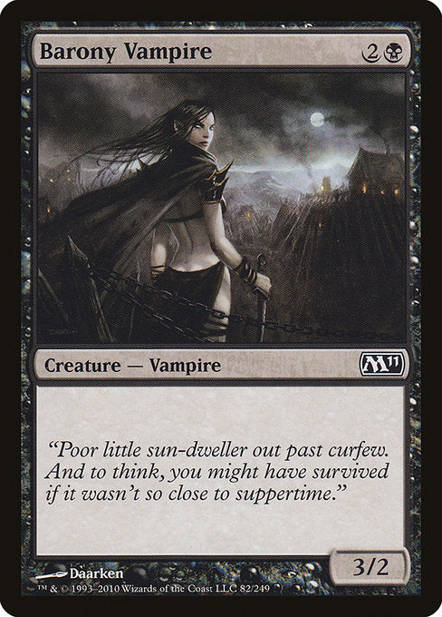 Barony Vampire [Magic 2011] - Evolution TCG