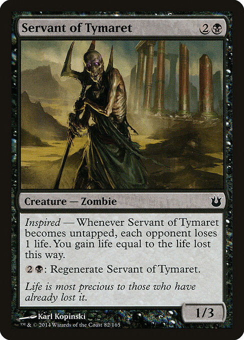 Servant of Tymaret [Born of the Gods] - Evolution TCG