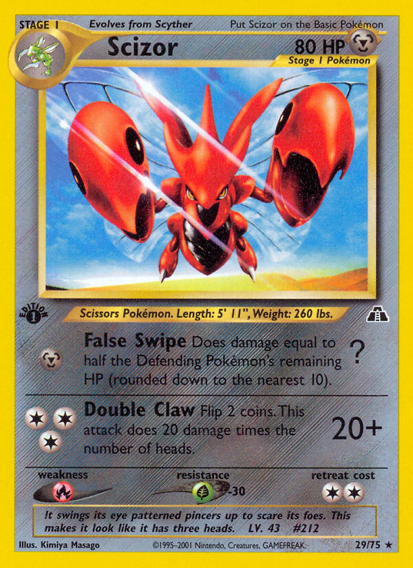 Scizor (29/75) [Neo Discovery 1st Edition] - Evolution TCG