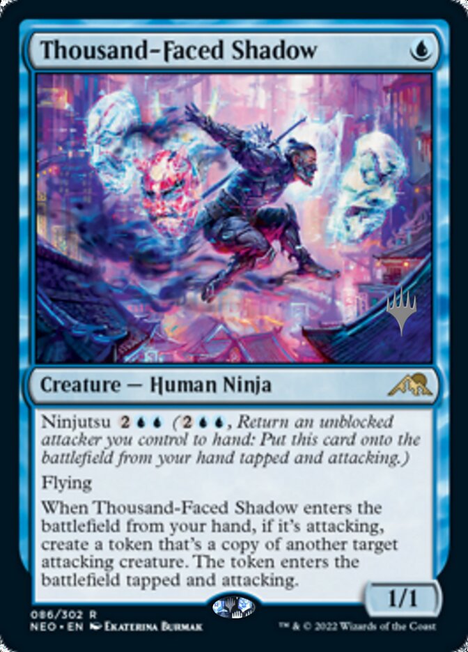 Thousand-Faced Shadow (Promo Pack) [Kamigawa: Neon Dynasty Promos] - Evolution TCG