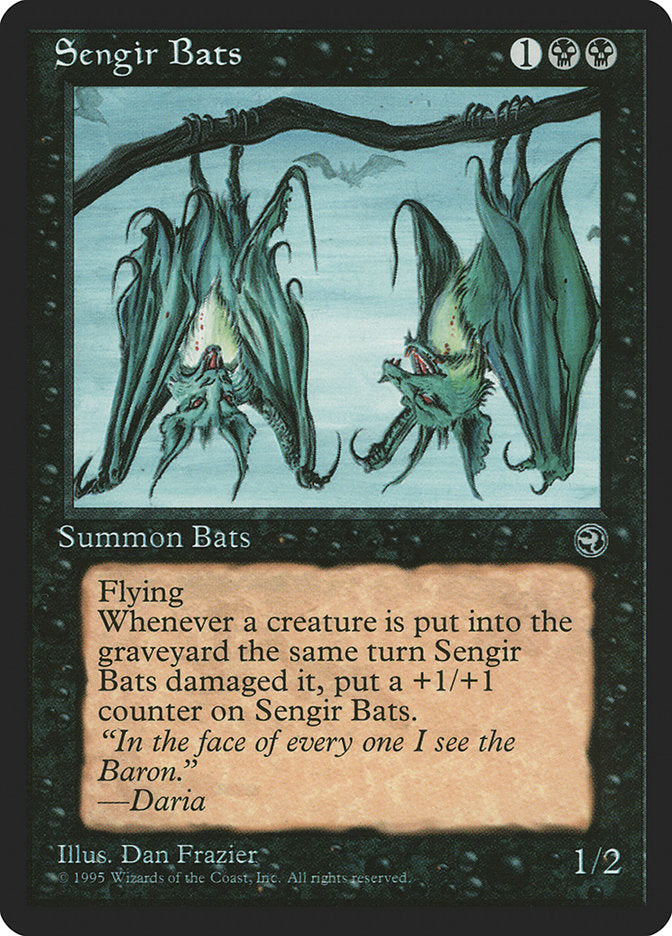 Sengir Bats (Daria Flavor Text) [Homelands] - Evolution TCG