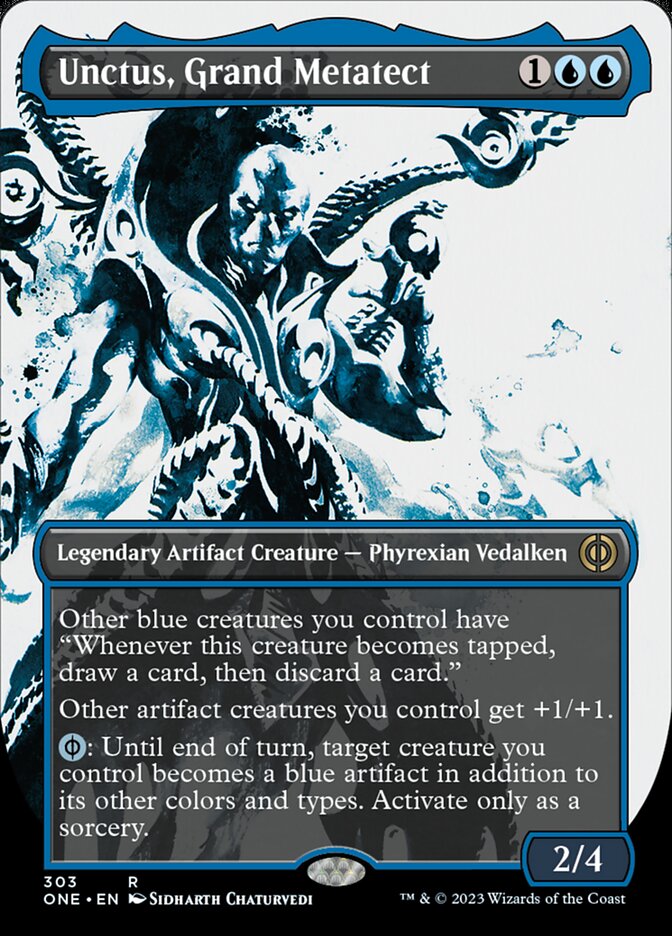 Unctus, Grand Metatect (Borderless Ichor) [Phyrexia: All Will Be One] - Evolution TCG