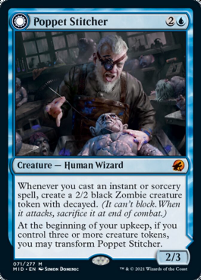 Poppet Stitcher // Poppet Factory [Innistrad: Midnight Hunt] - Evolution TCG