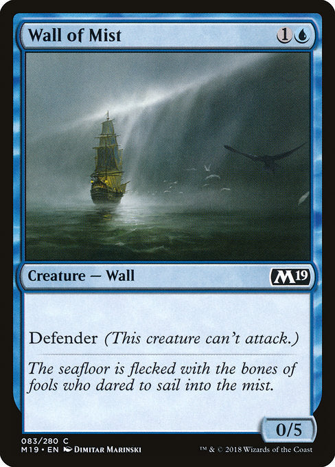 Wall of Mist [Core Set 2019] - Evolution TCG