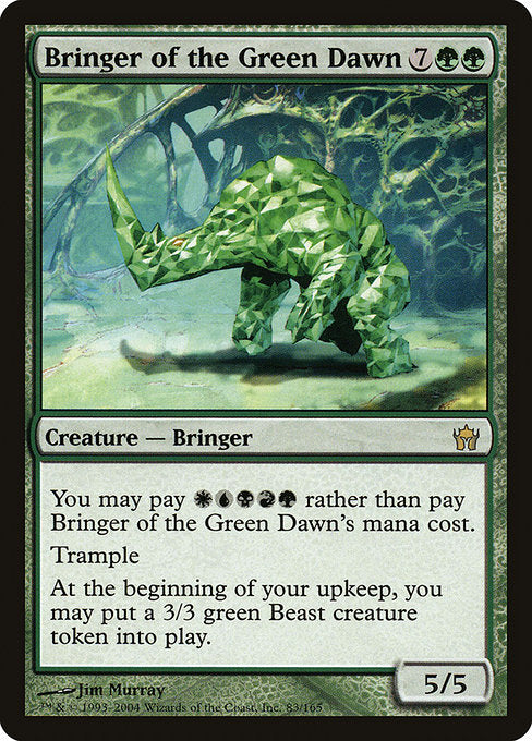 Bringer of the Green Dawn [Fifth Dawn] - Evolution TCG