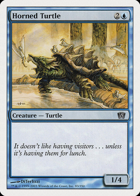 Horned Turtle [Eighth Edition] - Evolution TCG