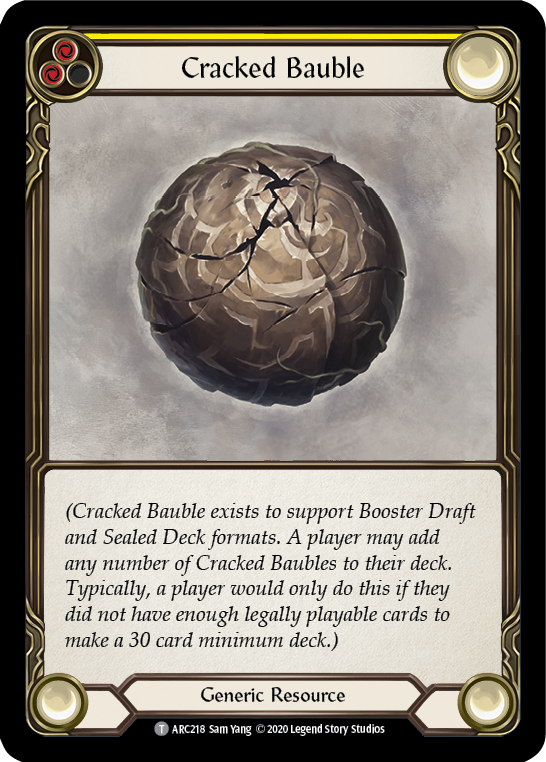 Cracked Bauble [U-ARC218] (Arcane Rising Unlimited)  Unlimited Normal - Evolution TCG