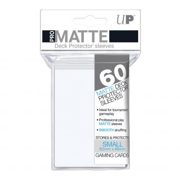 60ct Pro-Matte White Small Deck Protectors - Evolution TCG