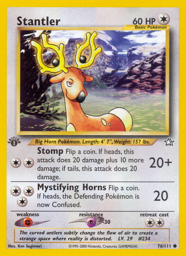 Stantler (76/111) [Neo Genesis 1st Edition] - Evolution TCG