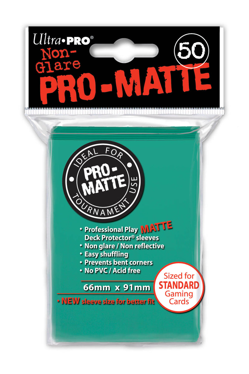 50ct Pro-Matte Aqua Standard Deck Protectors - Evolution TCG