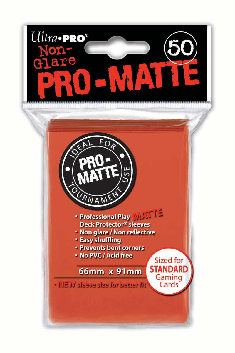 50ct Pro-Matte Peach Standard Deck Protectors - Evolution TCG