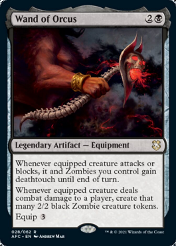 Wand of Orcus [Dungeons & Dragons: Adventures in the Forgotten Realms Commander] - Evolution TCG