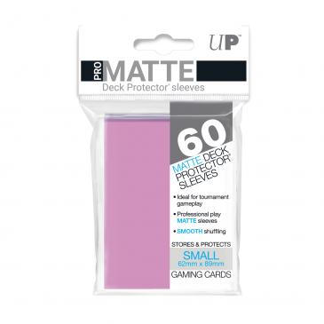 60ct Pro-Matte Pink Small Deck Protectors - Evolution TCG