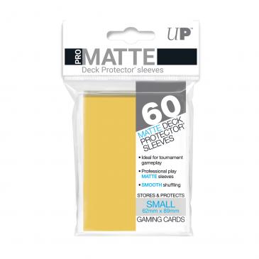 60ct Pro-Matte Yellow Small Deck Protectors - Evolution TCG