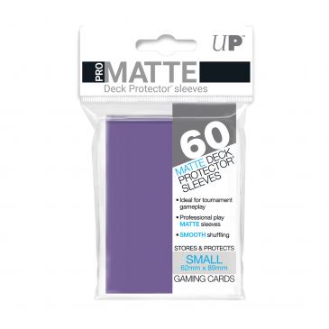 60ct Pro-Matte Purple Small Deck Protectors - Evolution TCG