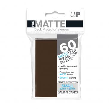 60ct Pro-Matte Brown Small Deck Protectors - Evolution TCG