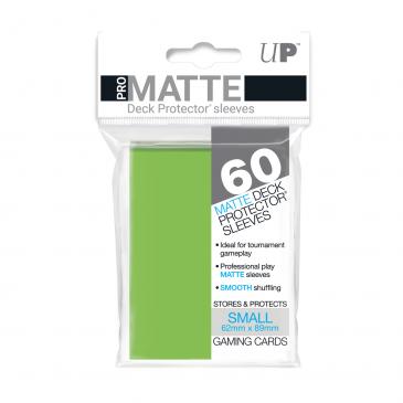 60ct Pro-Matte Lime Green Small Deck Protectors - Evolution TCG