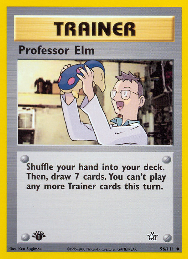 Professor Elm (96/111) [Neo Genesis 1st Edition] - Evolution TCG