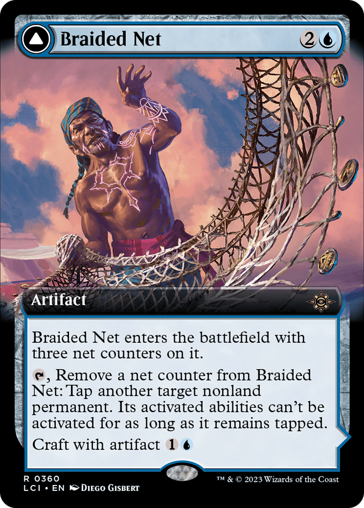 Braided Net // Braided Quipu (Extended Art) [The Lost Caverns of Ixalan] - Evolution TCG