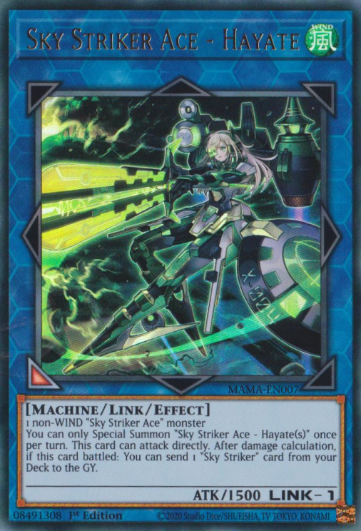 Sky Striker Ace - Hayate [MAMA-EN007] Ultra Rare - Evolution TCG