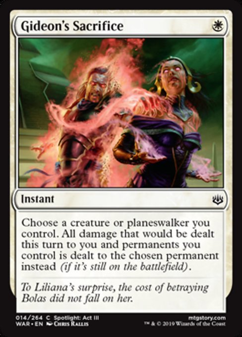 Gideon's Sacrifice [War of the Spark] - Evolution TCG