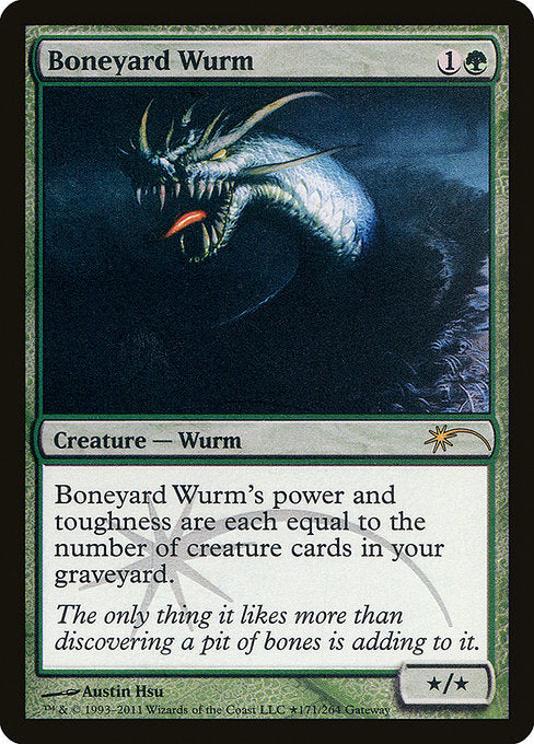 Boneyard Wurm [Wizards Play Network 2011] - Evolution TCG