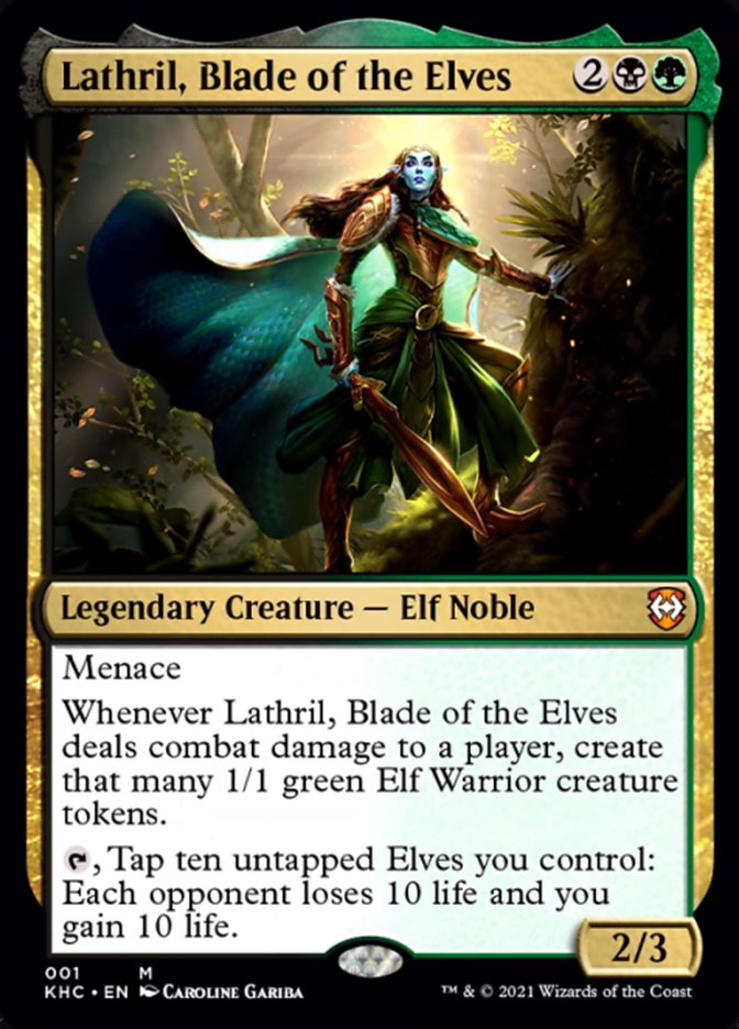 Lathril, Blade of the Elves [Kaldheim Commander] - Evolution TCG